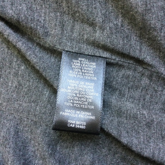 Rebecca Taylor Navy Blue Leather Moto Jacket - Picture 8 of 11